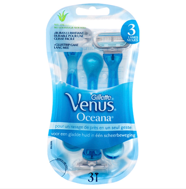 Gillette Venus Disposable Razor Oceana 3 Pk