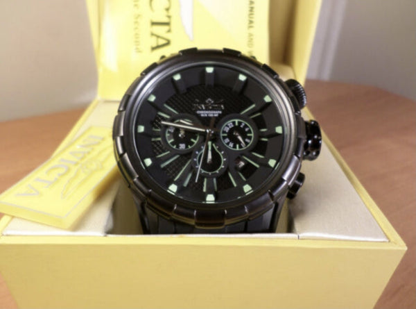 Invicta I-Force Quartz Men's Black Watch - 52mm  - (16974-SPECIAL)