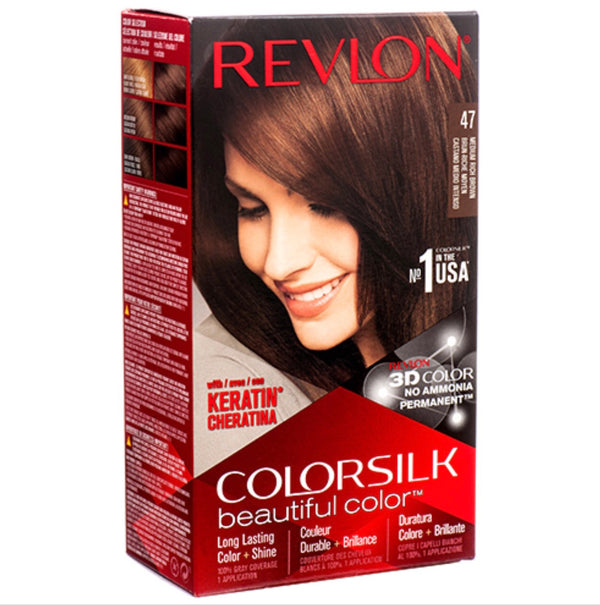Revlon Hair Color, Colorsilk Medium Rich Brown #47
