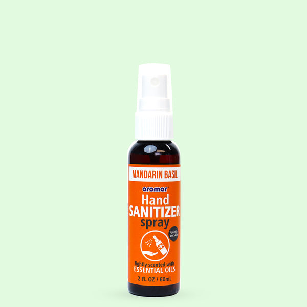 Aromar Travel Size Hand Sanitizer (Mandarin Basil) 2 oz