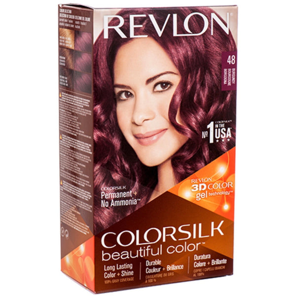 Revlon Hair Color, Colorsilk Burgundy #48
