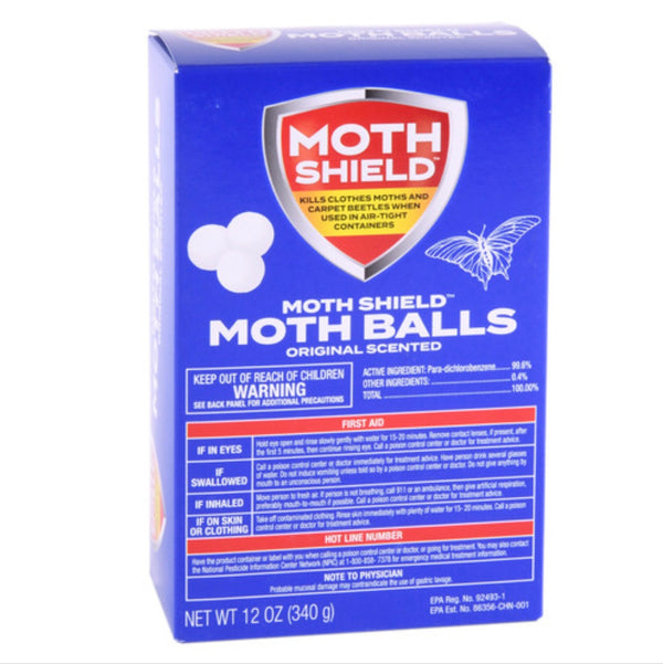Moth Shield Moth Balls Original Scent 4 oz