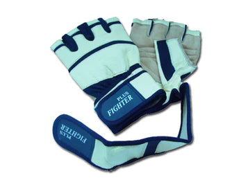 WRIST WRAP FINGERLESS GLOVES
