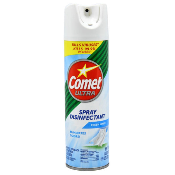 Comet Ultra Spray Disinfectant Fresh Linen Scent 19 oz