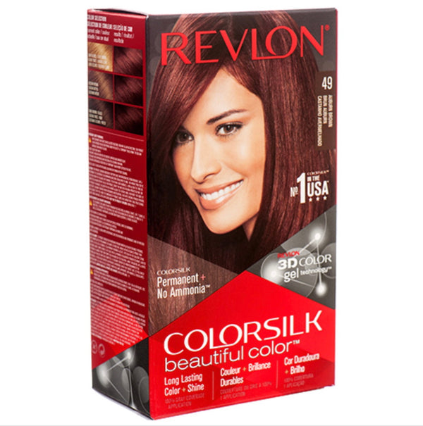 Revlon Hair Color, Colorsilk Auburn Brown #49