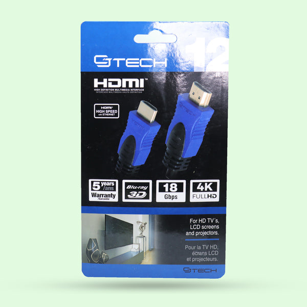 CJTech HDMI Cable 12ft