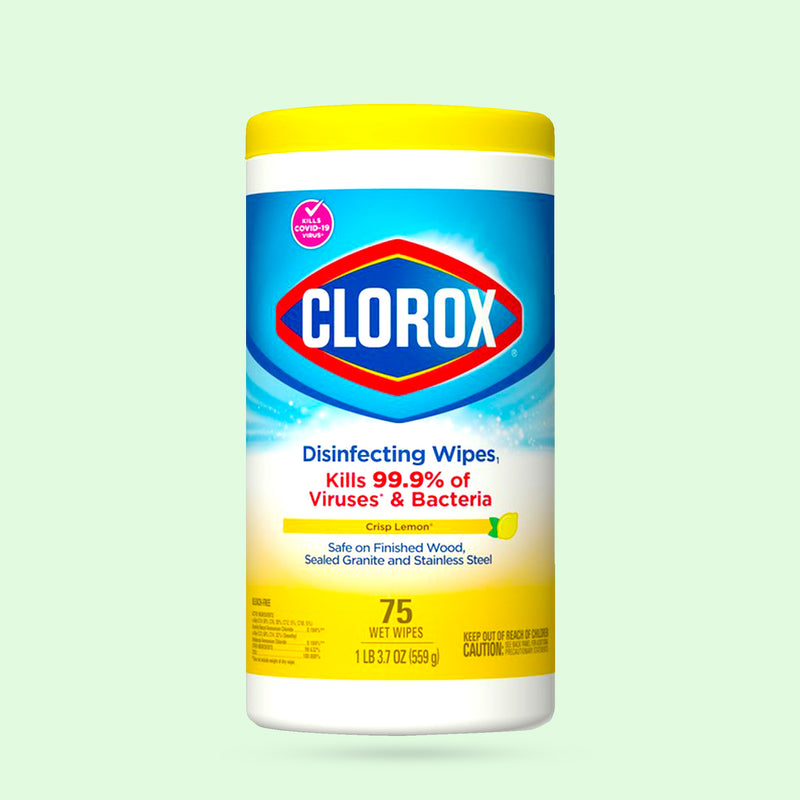 Clorox Wipes Crisp Lemon Scent 75 Wipes