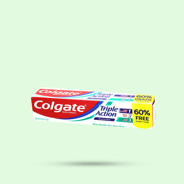 Colgate Triple Action Mint Toothpaste 4 oz
