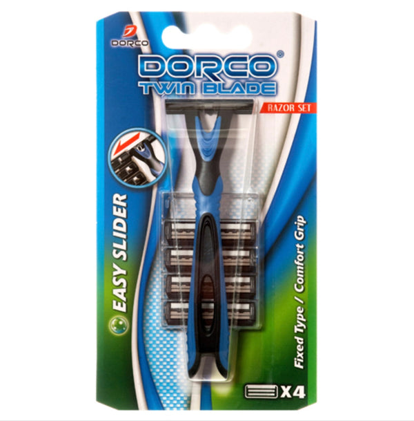 Dorco Razor w/4 Refill Blades