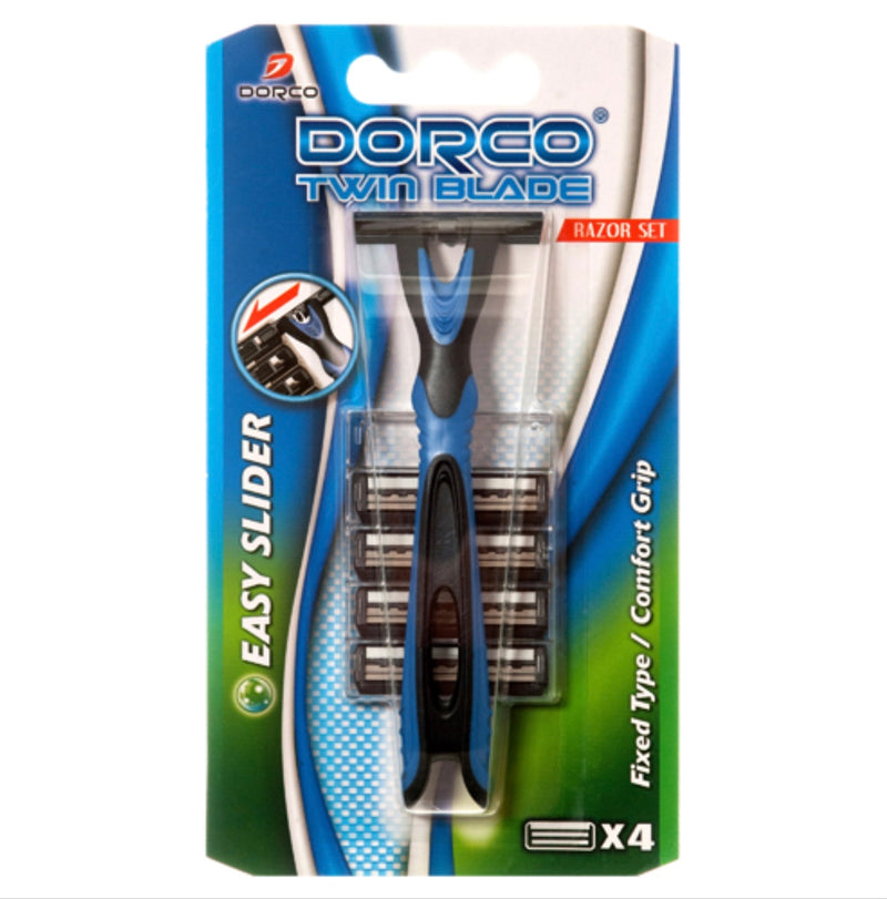 Dorco Razor w/4 Refill Blades
