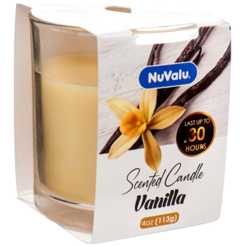 Nuvalu Candle Tumbler Vanilla Scent 4 oz