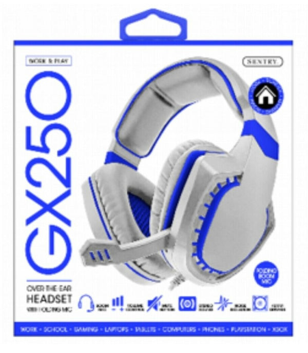 Sentry-GX250 Gaming Headset for PS4/XBOX1/PC/MAC (Blue)
