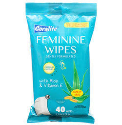 Coralite Feminine Wipes 40 ct