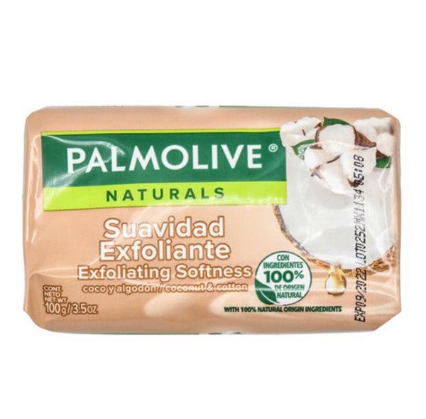 Palmolive Suavid Exfoliate Coconut Bar Soap 3.5 oz