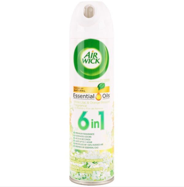 Airwick Air Freshner 6 in 1 Rain Garden Scent 8 oz