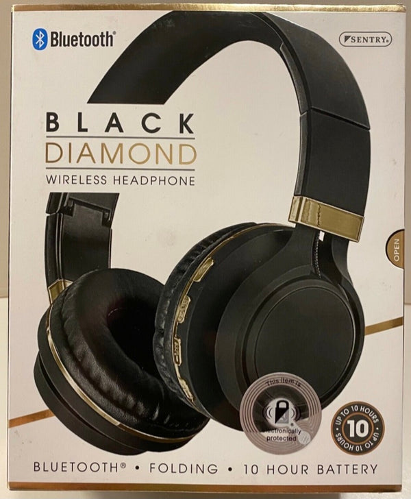 Sentry Black Diamond Wireless Headphones