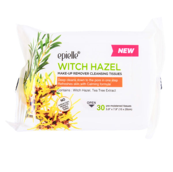Epielle Cleansing Tissue Witch Hazel 30 ct