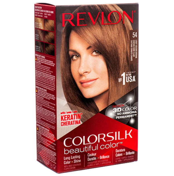 Revlon Hair Color, Colorsilk Light Goldern Brown #54