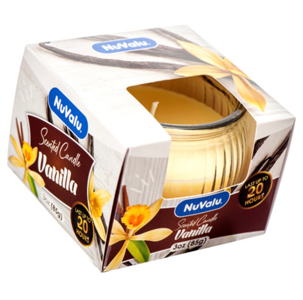 Nuvalu Candle Tumbler Vanilla Scent 3 oz