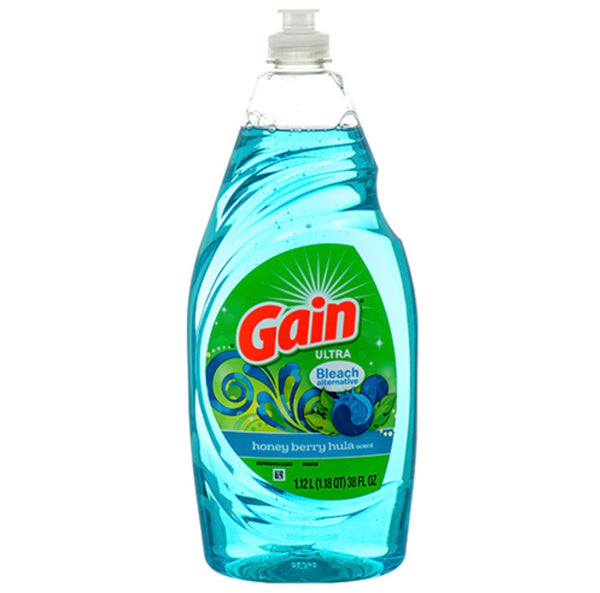 Gain Ultra Dishwashing Liquid Honey Berry Hula 38 oz