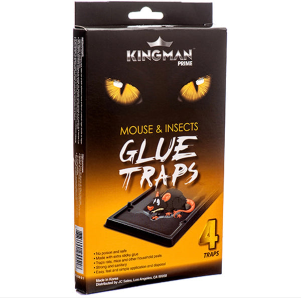 Kingman Prime Mouse Glue Trap Small 4 Pk