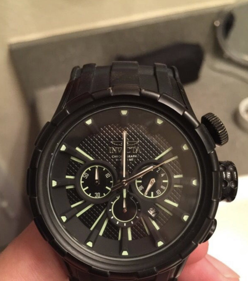 Invicta I-Force Quartz Men's Black Watch - 52mm  - (16974-SPECIAL)