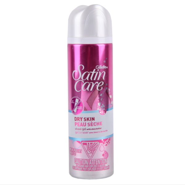 Gillette Satin Care Shave Gel Dry Skin 7 oz