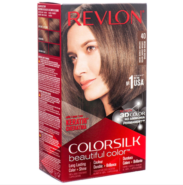 Revlon Hair Color, Colorsilk Medium Ash Brown #40