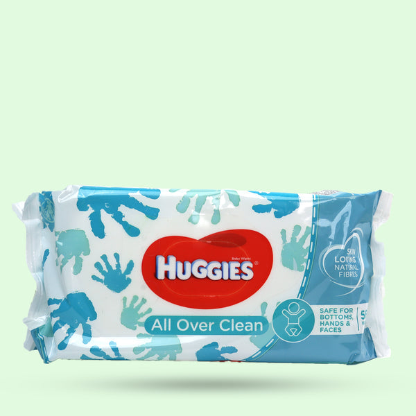 Huggies Baby Wipes All Over Clean 56 Wipes