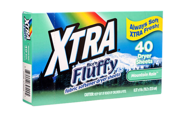 Xtra Dryer Sheets Mountain Rain Scent 40 ct