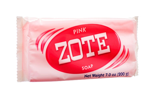 Zote Laundry Pink Soap Rosa Scent 7 oz