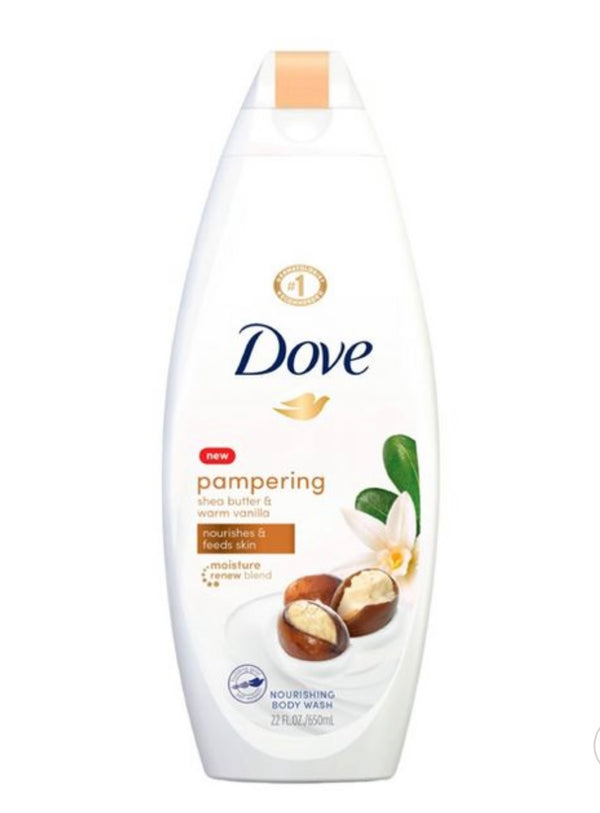 Dove Shea Butter with Warm Vanilla Nourishing Body Wash 500ml