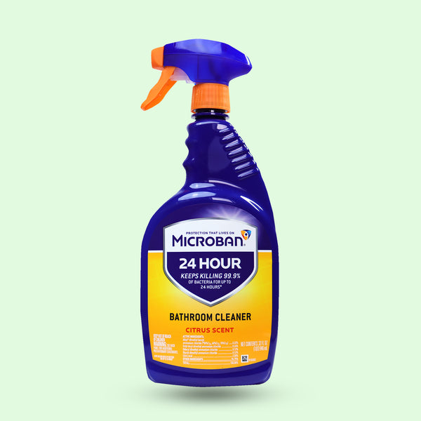 Microban 24 Hour Bathroom Cleaner (Citrus Scent) 32 oz