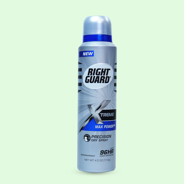 Right Guard Xtreme Max Power Antiperspirant Precision Dry Spray - 4 oz