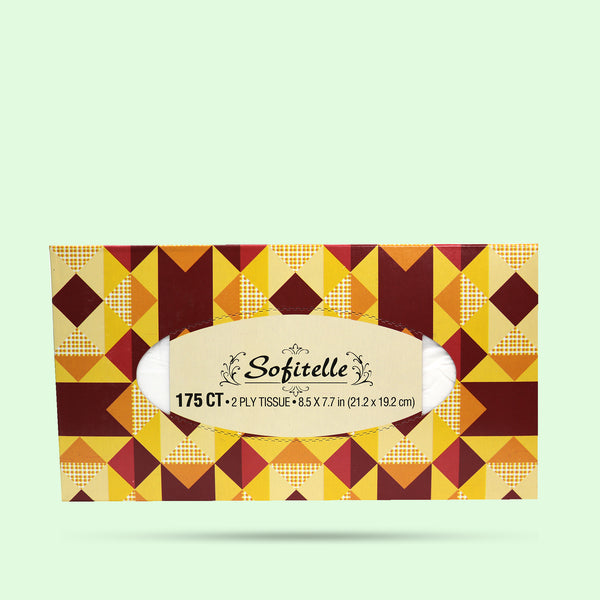 SOFITELLE FACIAL TISSUE 175CT 2PLY