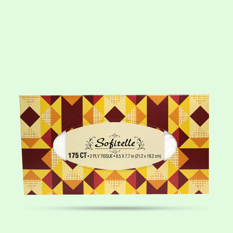 SOFITELLE FACIAL TISSUE 175CT 2PLY