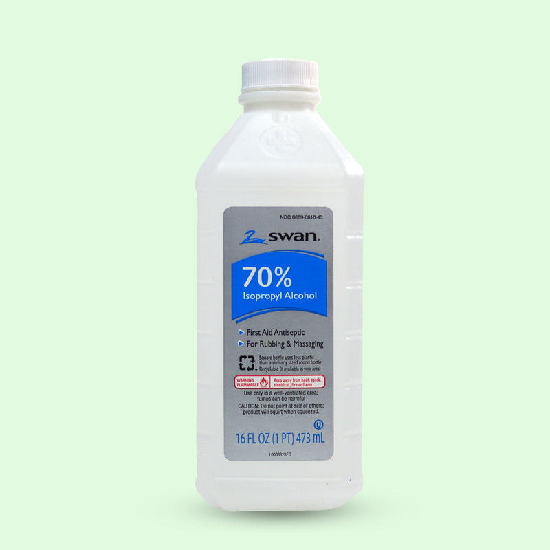 Swan Rubbing Alcohol 70% 16 oz