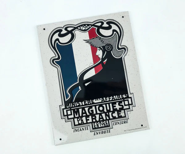 FANTASTIC BEASTS: THE CRIMES OF GRINDELWALD FRENCH MINISTRY TIN SIGN
