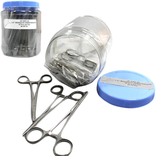 5.5" MOSQUITO HEMOFORCEPS 24 PCS PER/JAR PACK