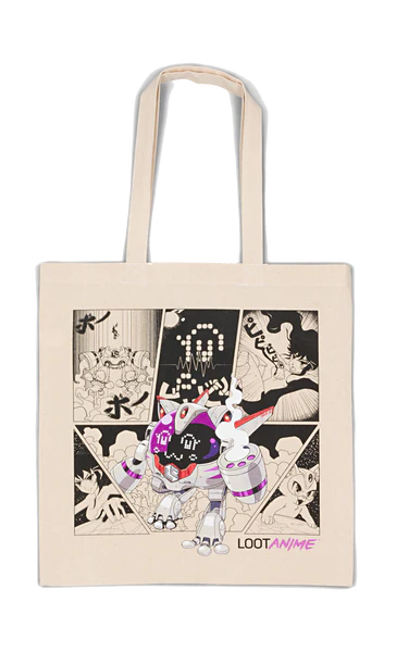 LOOT ANIME YUME CAT MECH TOTE BAG LOOT CRATE EXCLUSIVE